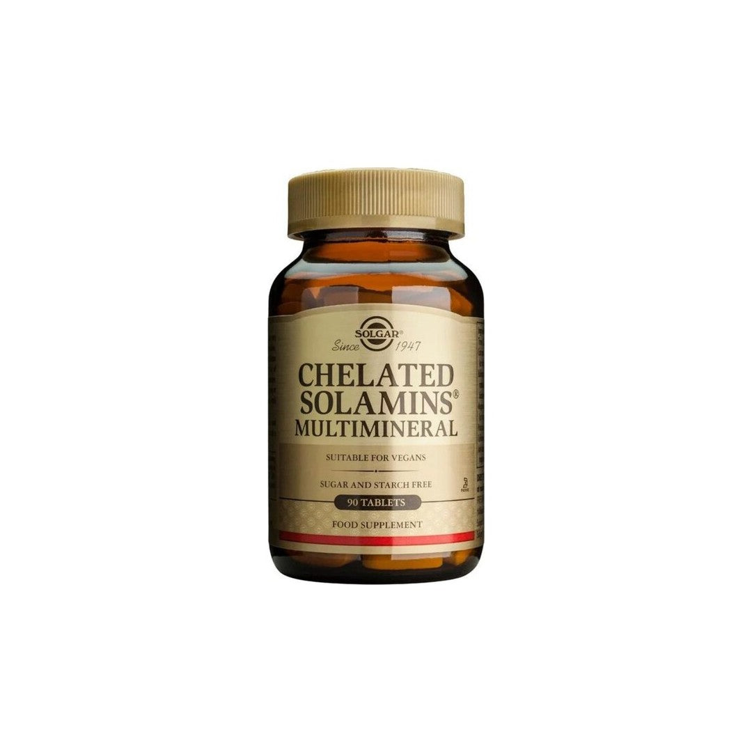 Chelatierte Solamins Multimineral 90 Tabletten Solgar